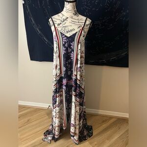 Nanette Lepore Boho Floral Maxi Dress — Size 10